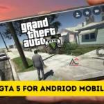 Playing GTA 5 on mobile using cloud gaming services or remote play.